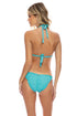 Luli Fama Pura Curiosidad Wavy Ruched Back Tie Side Bottom
